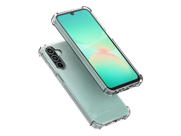 Samsung GP-FPA266AEC - Baksidedeksel for mobiltelefon - termoplast-polyuretan (TPU) - gjennomsiktig - for Galaxy A26