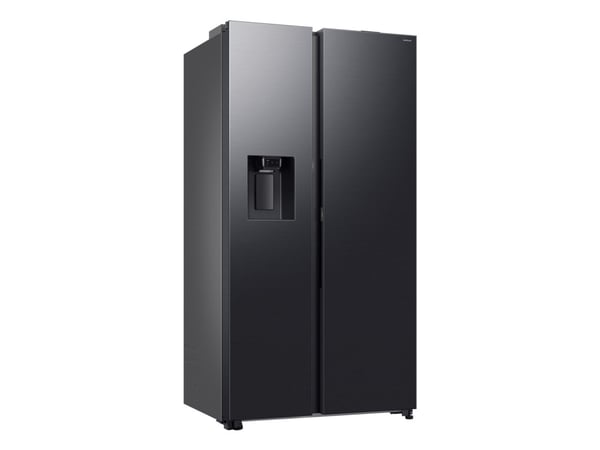Samsung RS80F64KEF, Frittstående, Amerikansk dør, Svart, 2 dører, Premium Black Steel, På innsiden