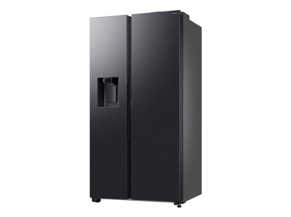 Samsung RS80F64KEF, Frittstående, Amerikansk dør, Svart, 2 dører, Premium Black Steel, På innsiden