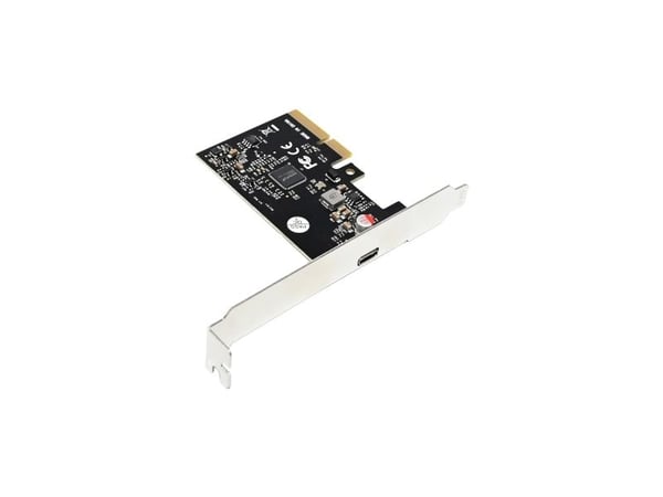 InLine 76660I, PCIe, USB typ-C, hankontakt, låg profil, PCIe 3.0, Taiwan