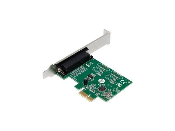 InLine 76625E, PCIe, Parallel, Hankoppling, Låg profil, PCIe 1.1, Taiwan