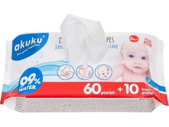 AKUKU A0031 engangsvåtservietter 70 stk