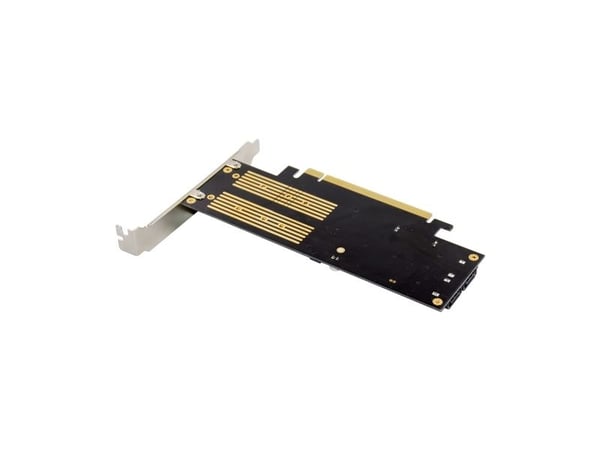 InLine InLine® PCIe-kort x16 til 2x M.2, 1x mSATA