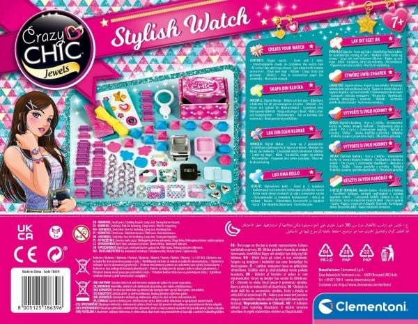Clementoni Crazy chic snyggt armbandsur 18639