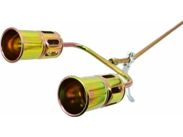 AWTOOLS Takpappbrenner lang 60 mm med to dyser