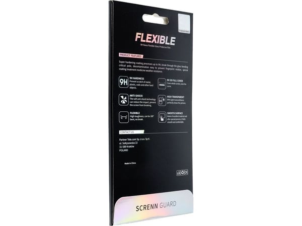 Bestsuit Hybrid glass Bestsuit Flexible 5D Full Glue for Samsung Galaxy A51 svart