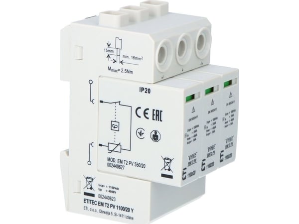 ETI overspenningsvern ETITEC EM T2 PV 1100/20 Y