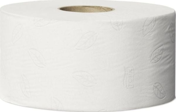 Toalettpapper Tork Advanced Mini Jumbo T2, 2-lagers, 170 m, vit, förpackning med 12 st