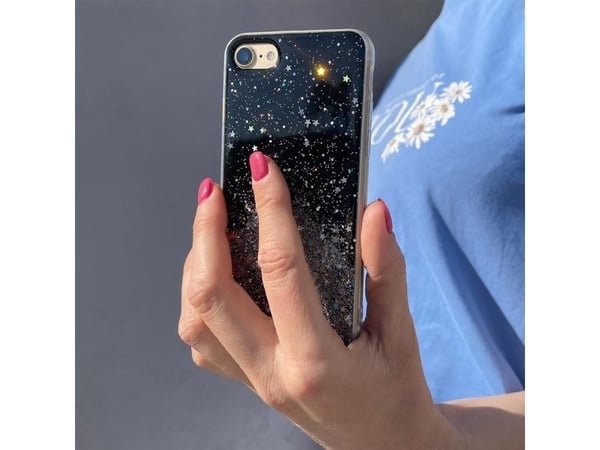 Wozinsky Wozinsky Star Glitter Shiny Case Glitter Cover til Samsung Galaxy A72 4G Gjennomsiktig