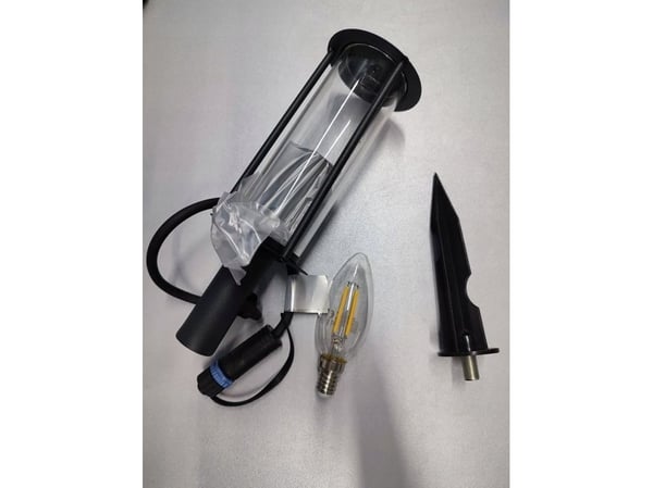 Paulmann 943.23, Antrasitt, Metall, IP44, Hage, III, Gulvmontering