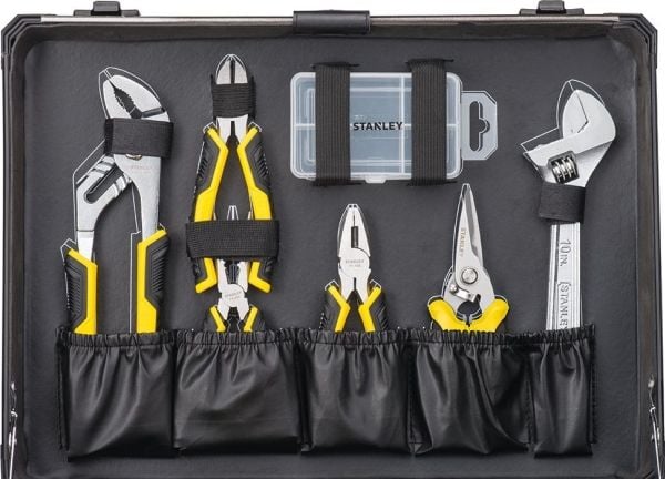 Stanley STMT98109-1, Sort, Gult, 142 verktøy