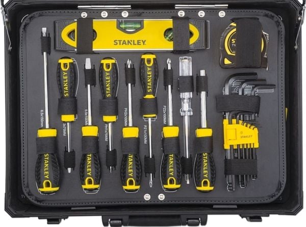 Stanley STMT98109-1, Sort, Gult, 142 verktøy