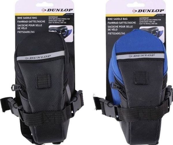 Dunlop sykkelveske / sadelveske under salen (blå)