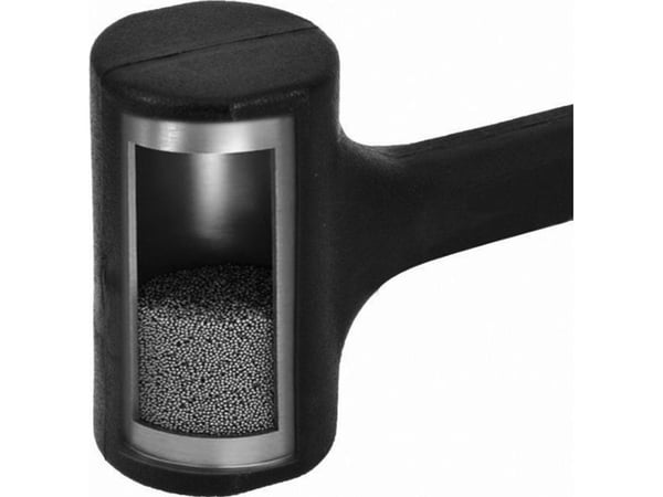 AW-Tools AWTOOLS slägga plasttrabankis 1000 g svart LINE