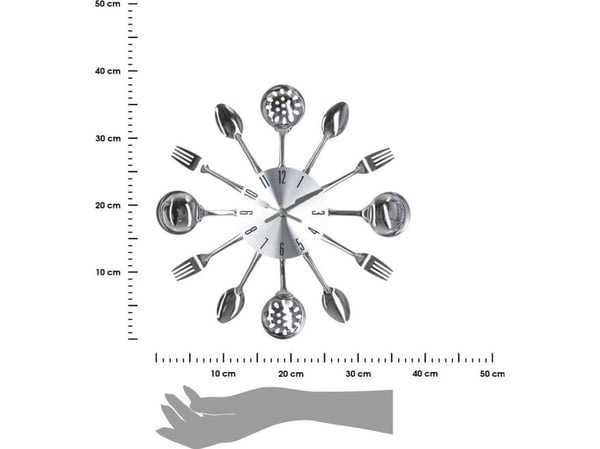 Atmosphera Ruokailuvälineet seinäkello 38 cm