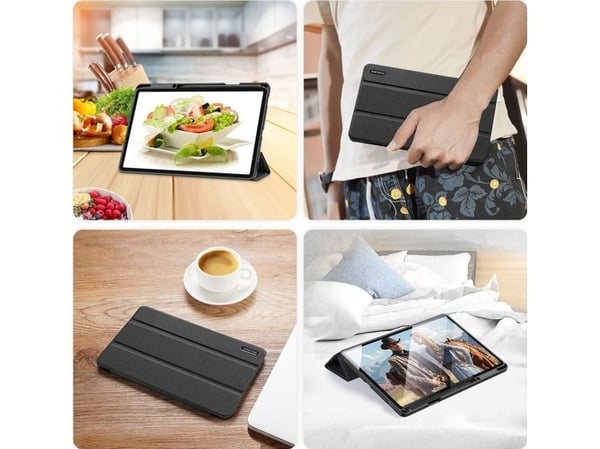 Nettbrettdeksel Dux Ducis DUXDUCIS DOMO GALAXY TAB S7 FE 5G 12.4 T730 / T736B SVART