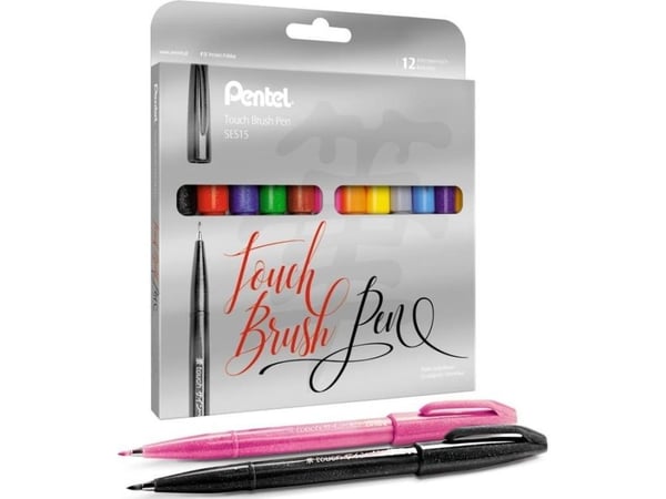 Tombow Touch Brush Pen 12 farger