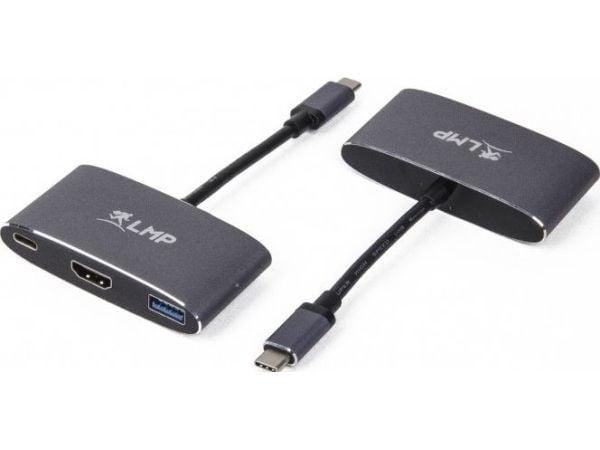 LMP USB-C Combo, Lajittelu, Alumiini, 30 mm, 108 mm, 8 mm, 46 g