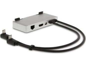 LMP 19095, Koblet med ledninger (ikke trådløs), USB 3.2 Gen 1 (3.1 Gen 1) Type-C, 85 W, 10,100,1000 Mbit/s, Sølv, 5 Gbit/s