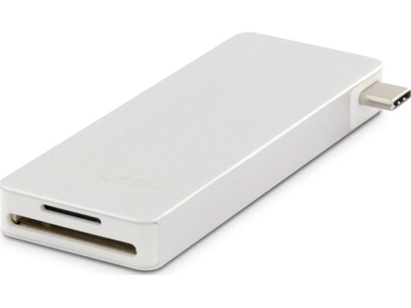 USB-hub LMP med 1x SD, 1x USB-C PD, 1x microSD + 3x USB-A 3.0 (LMP-USBC-BASEB-6P-S)