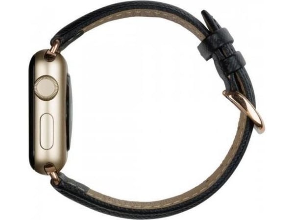 dbramante1928 Madrid, Band, Smartklokke, Svart, Apple, Watch SE, Watch Series 1-6 38/40 mm, Ekte lær