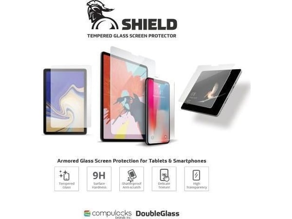 Compulocks iPad Pro 12.9" (3-6th Gen) Tempered Glass Screen Protector - Skjermbeskyttelse for nettbrett - glass - krystallklar - for Apple 12.9-inc...