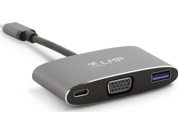 LMP USB-C multiport adapter VGA & USB, 1920 x 1200 pikseliä