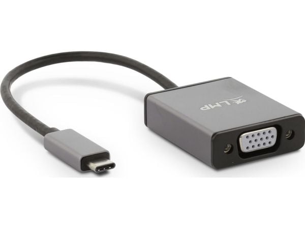 LMP 15932 USB-C - VGA-sovitin harmaa (LMP-USBC-VGA-SG)