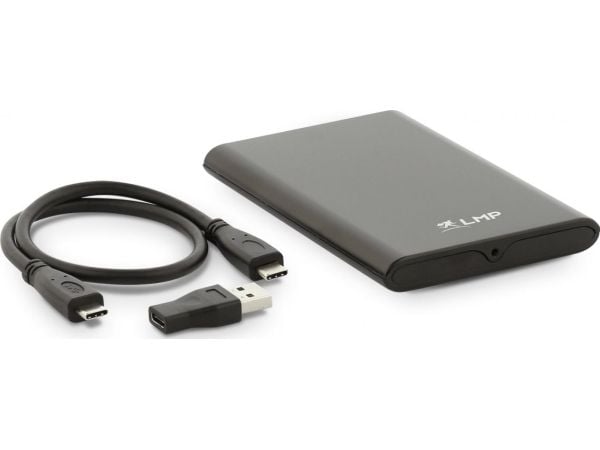 LMP 16117, HDD/SSD-kabinett, 2.5", SATA, 0,52 Gbit/s, USB-tilkobling, Sort
