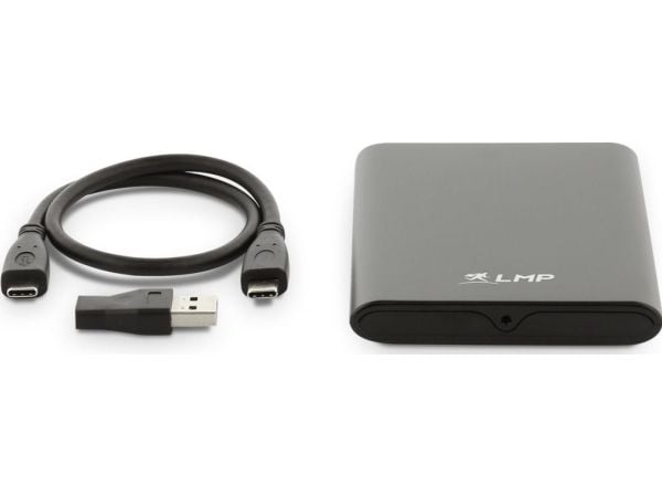LMP 16117, HDD/SSD-kabinett, 2.5", SATA, 0,52 Gbit/s, USB-tilkobling, Sort