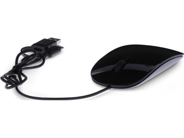 LMP Easy Mouse, Ambidextrous, Optisk, USB Type-A, 1600 DPI, Grå
