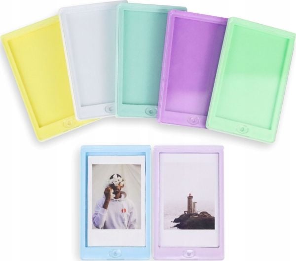 LoveInstant bildramme rosa magnetisk til Fuji Instax Mini / Kodak - Rosa
