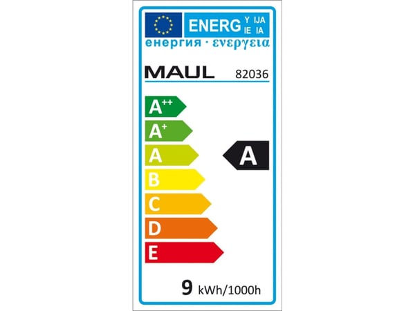 MAUL 8203695, Sølv, Plast, II, Ikke-utskiftbare pærer, 21 ampuller, 9 W