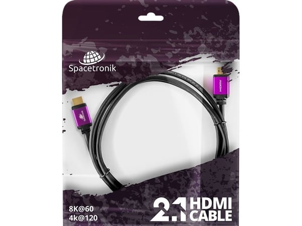 Spacetronik HDMI till HDMI-kabel 1,5 m svart (5903031025521)