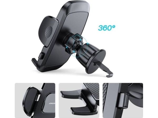 Joyroom biltelefonholder med fleksibel arm for dashbord eller frontrute, svart (JR-ZS259)