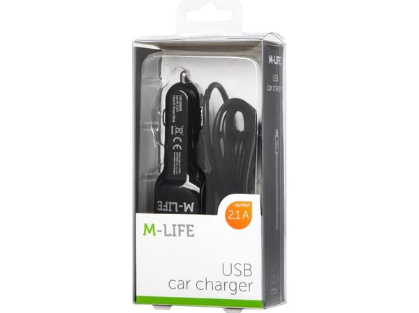 M-Life bil­lader 1× USB-A 2,1 A (LEC-ML0993)