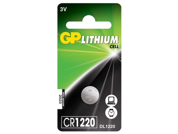 GP Batteries Lithium Cell CR2025, Engangsbatteri, CR2025, Lithium, 3 V, 1 stykker, Rustfritt stål