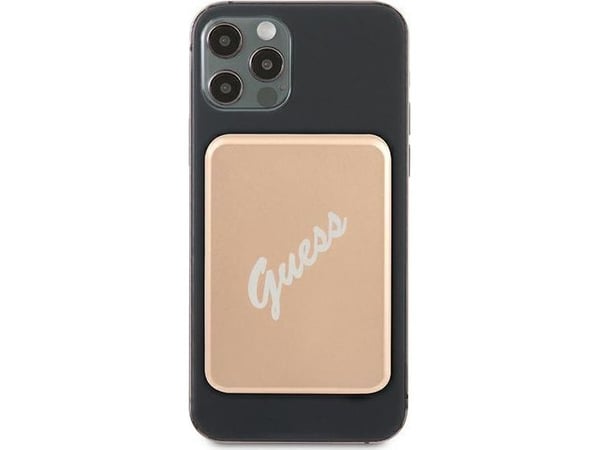Guess Powerbank indukcyjny 5W GUPBMSVSLG 3000mAh złoty/gold MagSafe