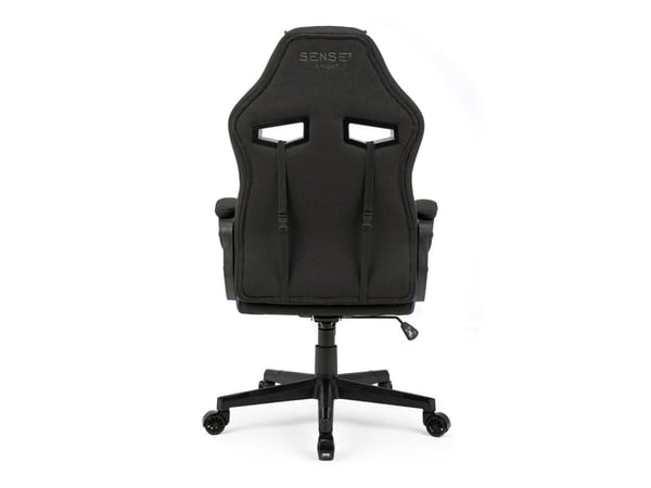 SENSE7 Knight lenestol i svart og blått stoff