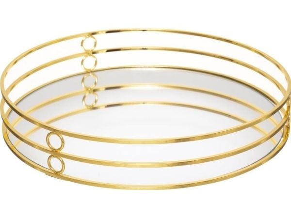 H&S Decoration kompletta metallbrickor med spegel Feel