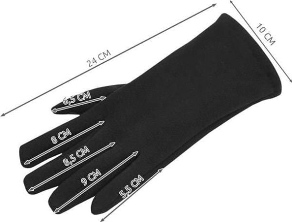 Iso Trade berøringshansker R6413 - svarte