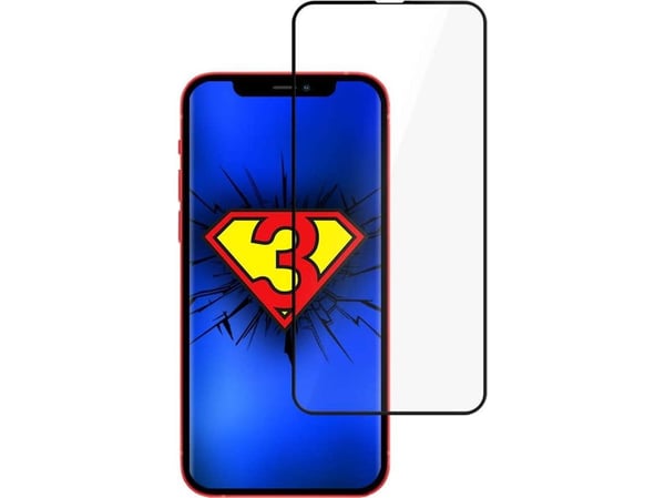 3MK herdet glass for skjerm 3mk HardGlass Max fingeravtrykk iPhone 13 Black