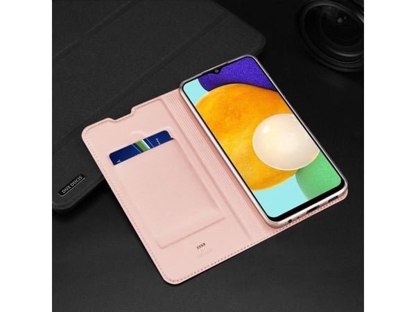 Dux Ducis Dux Ducis Skin Pro hylsterdeksel med klaff for Samsung Galaxy A03s gull