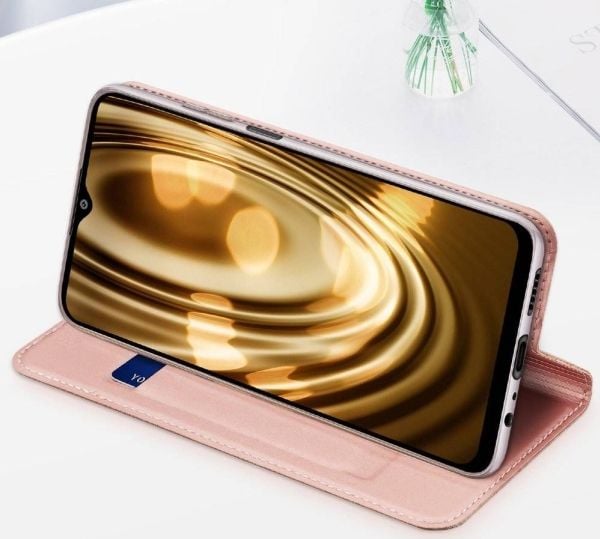 Dux Ducis Dux Ducis Skin Pro hylsterdeksel med klaff for Samsung Galaxy A03s gull