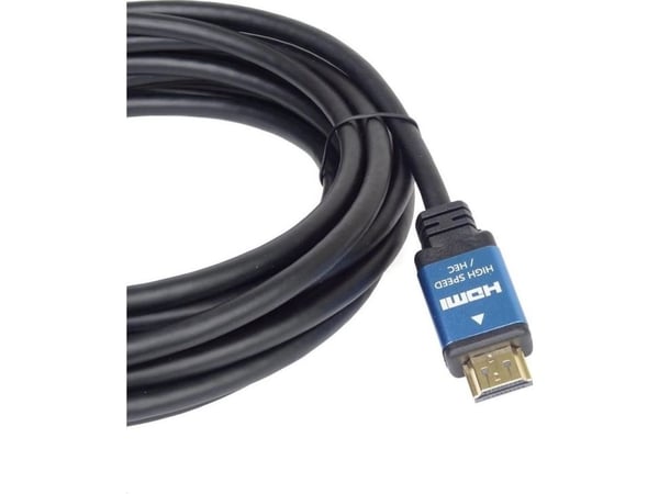 PremiumCord KPHDM2A3, 3 m, HDMI Type A (vakio), HDMI Type A (vakio), 18 Gbit/s, musta, sininen
