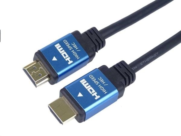 PremiumCord KPHDM2A3, 3 m, HDMI Type A (vakio), HDMI Type A (vakio), 18 Gbit/s, musta, sininen