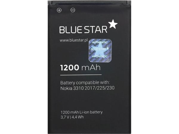 Batteripartner Tele.com Batteri for Nokia 3310 (2017)/230/225 1200 mAh Li-Ion Blue Star