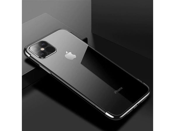 Clear Color Case gel TPU elektroplaterings-ramme til Xiaomi Mi 11 (svart)