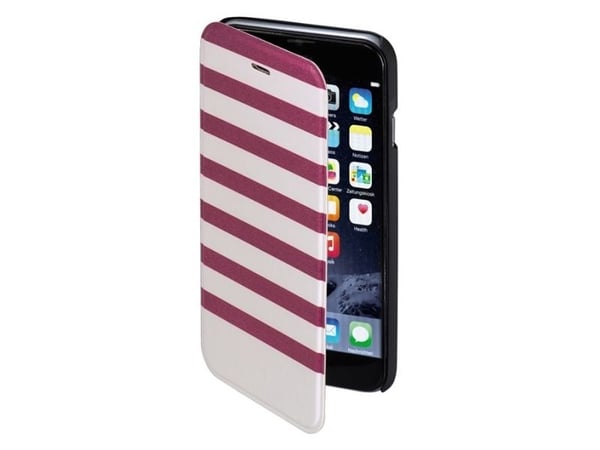 Hama Stripes, Folio, Apple, iPhone 6/6s, 11,9 cm (4.7"), Fiolblå, Hvit