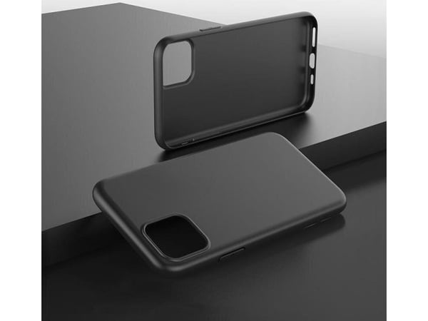 Hurtel Soft Case geeli elastinen kotelo Samsung Galaxy A72 4G musta